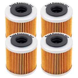 Road Passion Filtro de aceite para PIAGGIO BEVERLY 350 2011-2012 (paquete de 4)