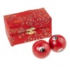 Chinese Health Balls - Red Yin Yang Design - 45