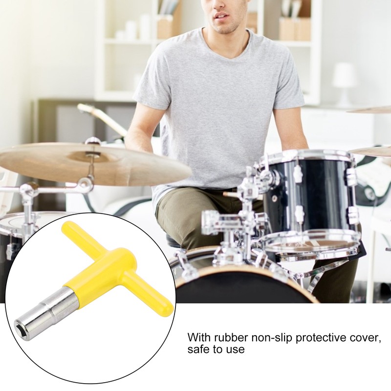 4 Pcs Drum Tuning Keys T Handle Metal Sturdy Smoothly