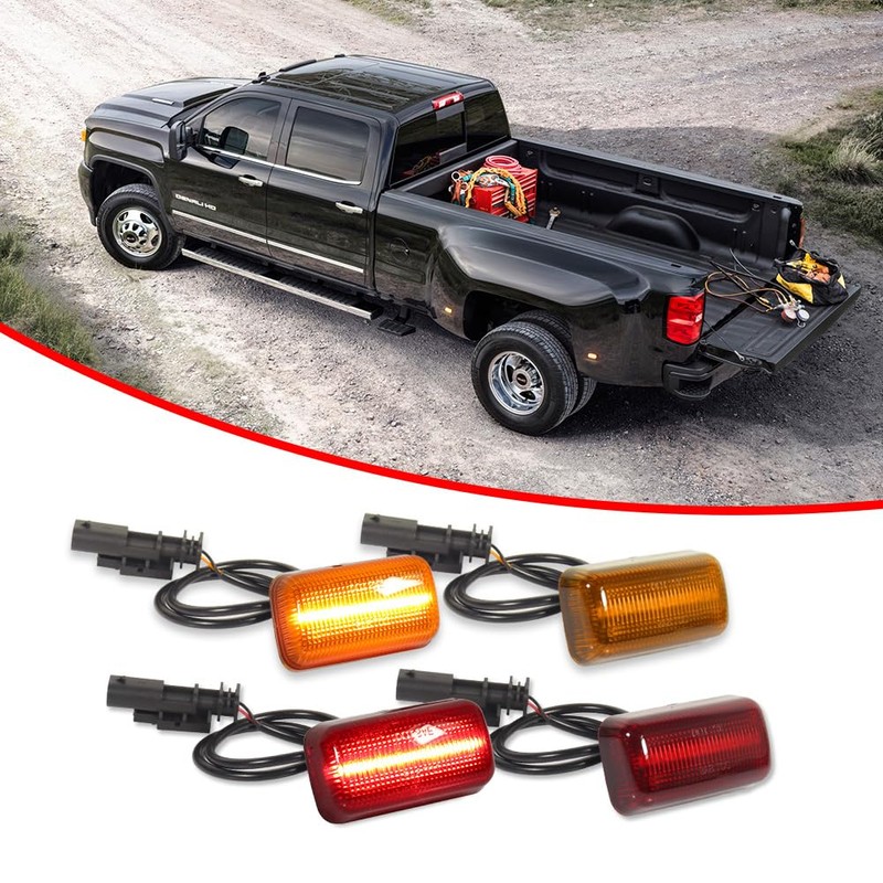 GTINTHEBOX for 2015-2022 Chevy Silverado GMC Sierra 2500HD 3500HD Dually