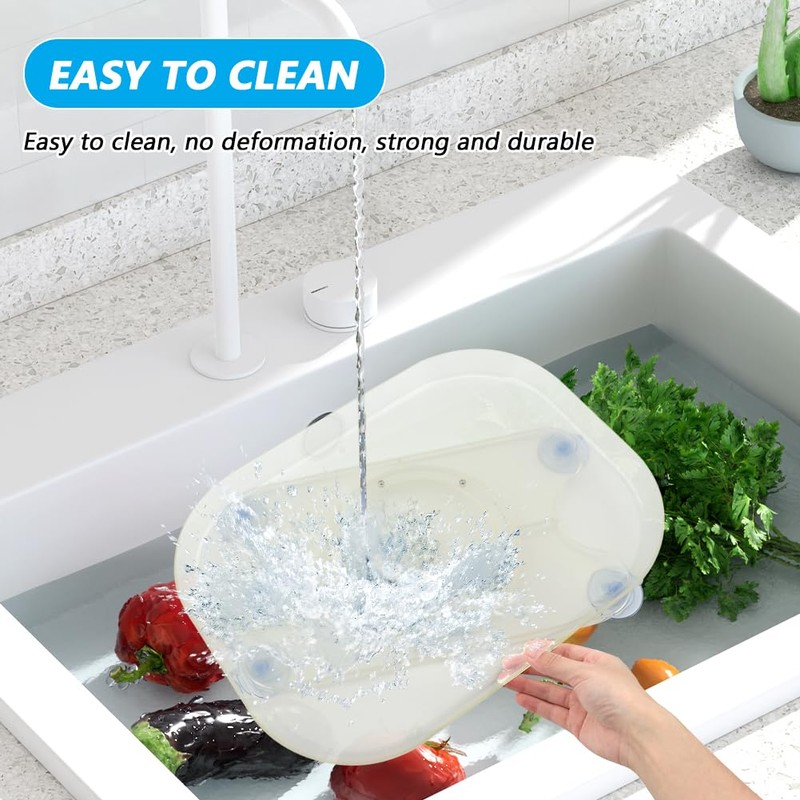 Lazy Susan Organizer Turntable (15.67''x11.73''), Smart Track System for Easy