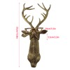 Home Decor Waterproof Bronzed Resin Animal Hanging Sculpture Sunscreen Animal