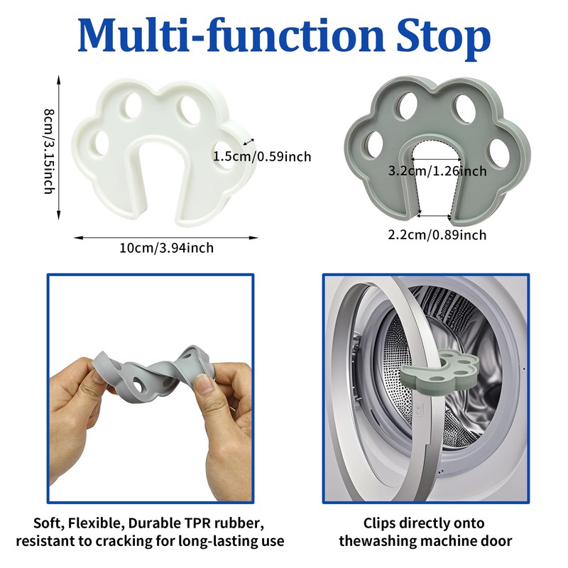 2 Pack Washing Machine Door Prop Open, Easy to Use