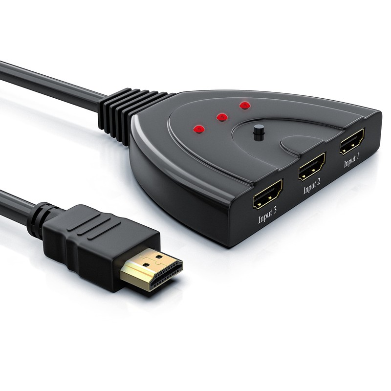 Dummy HDMI Switch includes Remote Control