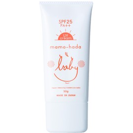 Momo Skin Baby UV Airy Cream, SPF25/PA++, 1.8 oz (50 g), Additive-free, Sunscreen, For Babies, Kids, Moms, Children, Sensitive Skin, UV Absorber Free, Non-Chemical