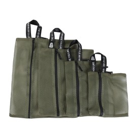 Kiu K368-367 Packable Pouch Set, Men's, Women's, Unisex, Mesh Pouch, Travel Pouch, Laundry Pouch, Storage Pouch, Lightweight, Clothes, Washable, Business Trips, Travel, Sierra