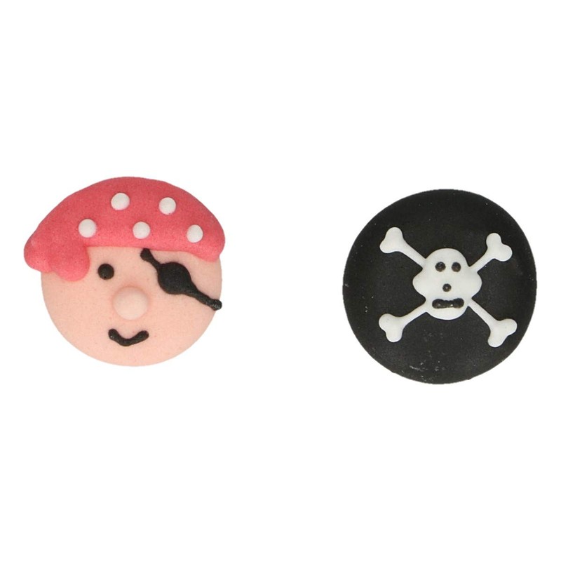 FunCakes Sugar Decorations Pirate Set of 12
