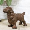 Ebros Gift Rustic Cast Iron Metal Whimsical Cocker Spaniel Puppy