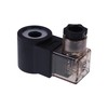 YLQASOON 12V Solenoid Valve Coil with 3 Prong DIN Connector