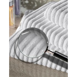 Mitis Series Cotton Hand and Face Towel, 50 x 90 cm, 250 GSM, White