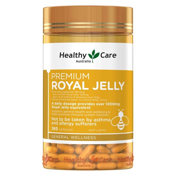 Healthy Care-Royal Jelly 1000mg 365 Capsules