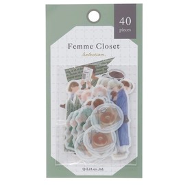 [Flake Seals] Femme Closet Sticker/Trad-Q-LIA Day planner Decoration, Decoration, Goods mail order