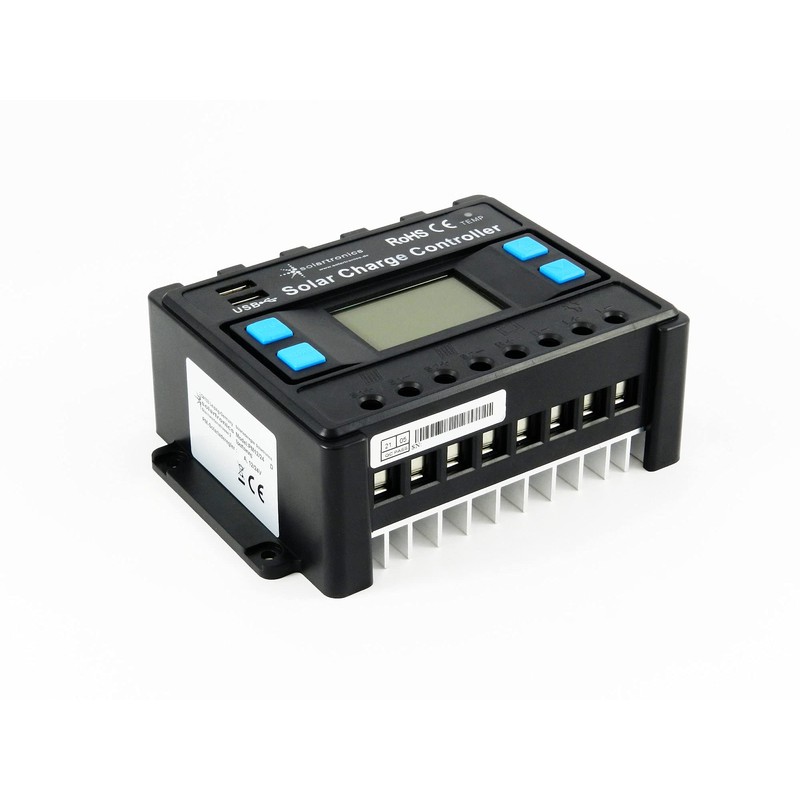 solartronics Charge Controller 12V/24V Blue 20A 30A 40A 50A 60A