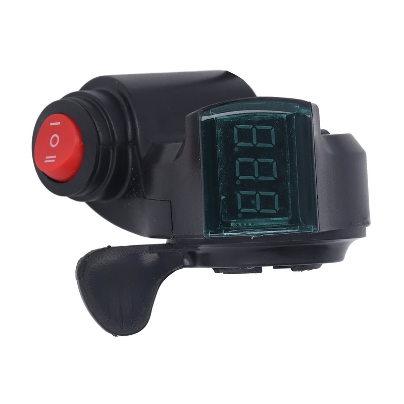 Electric Bike Thumb Throttle 3 Speed Digital Voltage Display Bicycle