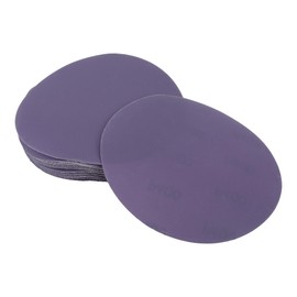 INFINAUTO Schleifscheiben, 6" 400er Körnung Automobil-Reparatur Runde Klett-Schleifpapier Keramik Lila, 20 Stück