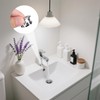 2pcs Sink Overflow Ring, Chrome Bathroom Sink Overflow Trim Ring