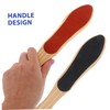 BIUDECO 2pcs Wooden Foot Rubbing Board Multifunctional Callus Remover Exfoliating