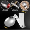 4 Pieces of Foldable Tableware, Stainless Steel Foldable Tableware, Multi-Functional