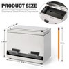 Creproly Stainless Steel Pencil Dispenser/Pen Holder for Classroom Home Restaurant