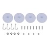 Black DIY Set Kits Acrylic Panel and Inclined Cases Replacement