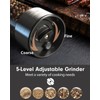 TOMEEM Upgraded Larger Capacity Electric Salt and Pepper Grinder Set