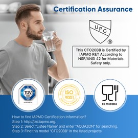 PUREPLUS 5 Micron 20" x 4.5" Whole House Coconut Shell Activated Carbon Water Filter Replacement Cartridge, Compatible with EPM-20, CB-20, 155783-43, FC25B, 2 Pack