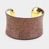 EleganceWithFlair • Textured Metal Cuff Bracelet