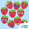 Baker Ross FN175 Strawberry Mix & Match Magnet Sets -