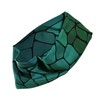 Wide Hair Bands Design Art for Women (Green Tones)