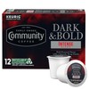 Community Coffee Dark & Bold Intense Blend 12 Count Coffee
