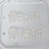 Aurora Ice Pop Handmade Nail Tips - Short Oval /