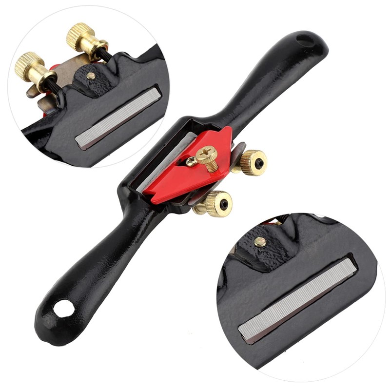 Tailplane 10 inch Adjustable Spokeshave with Flat Base Adjustable Adjustment