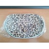 Small Cosmetic Bag with Leo Pattern, beige / brown, exotic