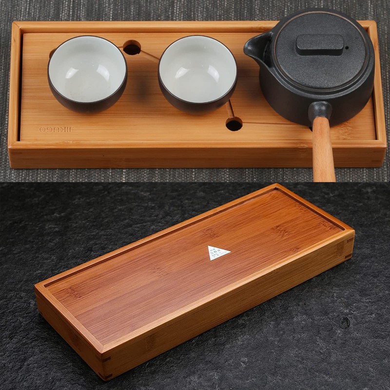 JIKUGO Seven Stars Bamboo Tea Tray - Tea Tray Gongfu,Chinese