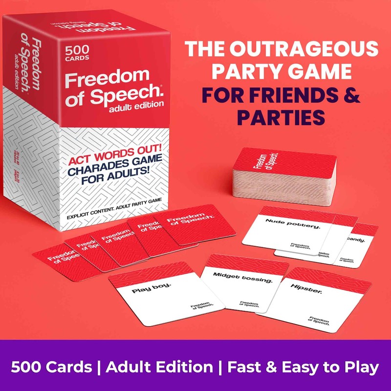 QUOKKA Freedom of Speech Card Board Game – Fast-Paced Guess