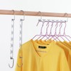 BYHLYH 3 Pcs Space Saving Hangers Magical Hangers Wardrobe Space