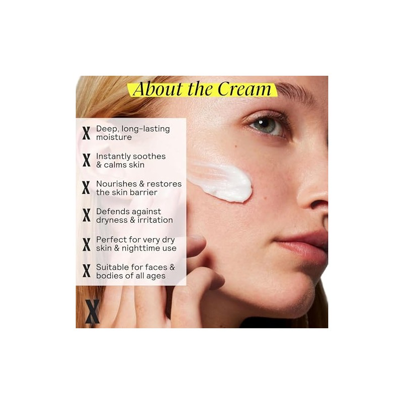 Untoxicated Moisture Boost Hydrating Cream for Sensitive Skin with Ceramides