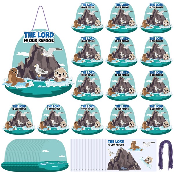 Hollowfly 24 Pcs VBS Sign Craft Kit, Vacation Bible School