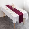 BEAMARKER 2 Pack Satin Table Runner 12 x 108 Inch
