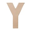 Paper Mache Letter - Y - 8 x 5.5 x