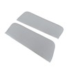 UINIEBOOM Sun Visor Pair, Replacement Light Grey Cloth Sun Visors
