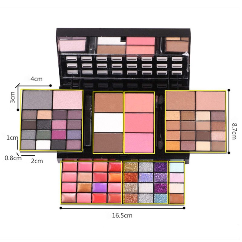 74 Color Makeup Kit All In One Makeup Gift Set