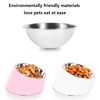Slow Feeder Dog Bowl - 15° Tilted Anti-Choke Pet Dish,