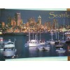 NEW PHOTO POST CARD SEATTLE @ DUSK BEAUTIFUL SEATTLE WASHINGTON