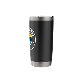 West Livingston Texas TX USA City Pride Retro Sunset Stainless Steel Insulated Tumbler