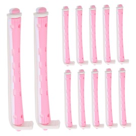 Mikinona 12pcs Curling Perm for Women Portable Hair Rollers for Long Hair Easy Diy Curling Tools Secure Hold for Home Use