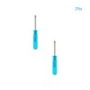 FOCMKEAS 2PCS Mini Phillips Screwdriver, 3mm Cross Head with Blue