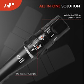 A-Premium Front Windshield Wiper and Washer Switch Lever Compatible with Honda Accord 1994-2002, with Intermittent Wiper