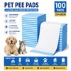 Puppy Pads 100 Count, 13" x 18" (33 x 45