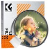 K&F CONCEPT 49mm 1/8 Black Mist & ND2-32 Filter Multifunction